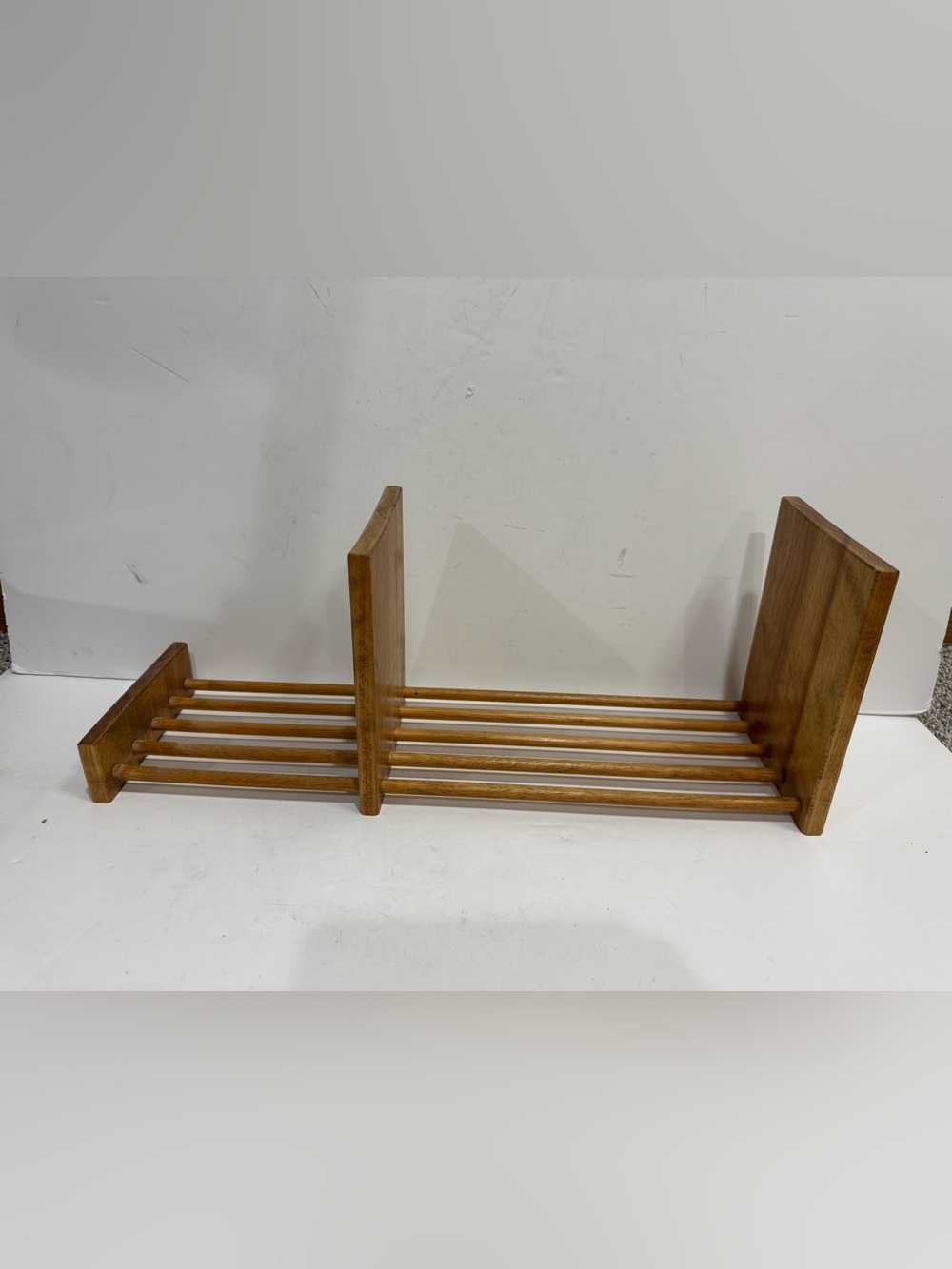Vintage Wooden Countertop Expansion Rack